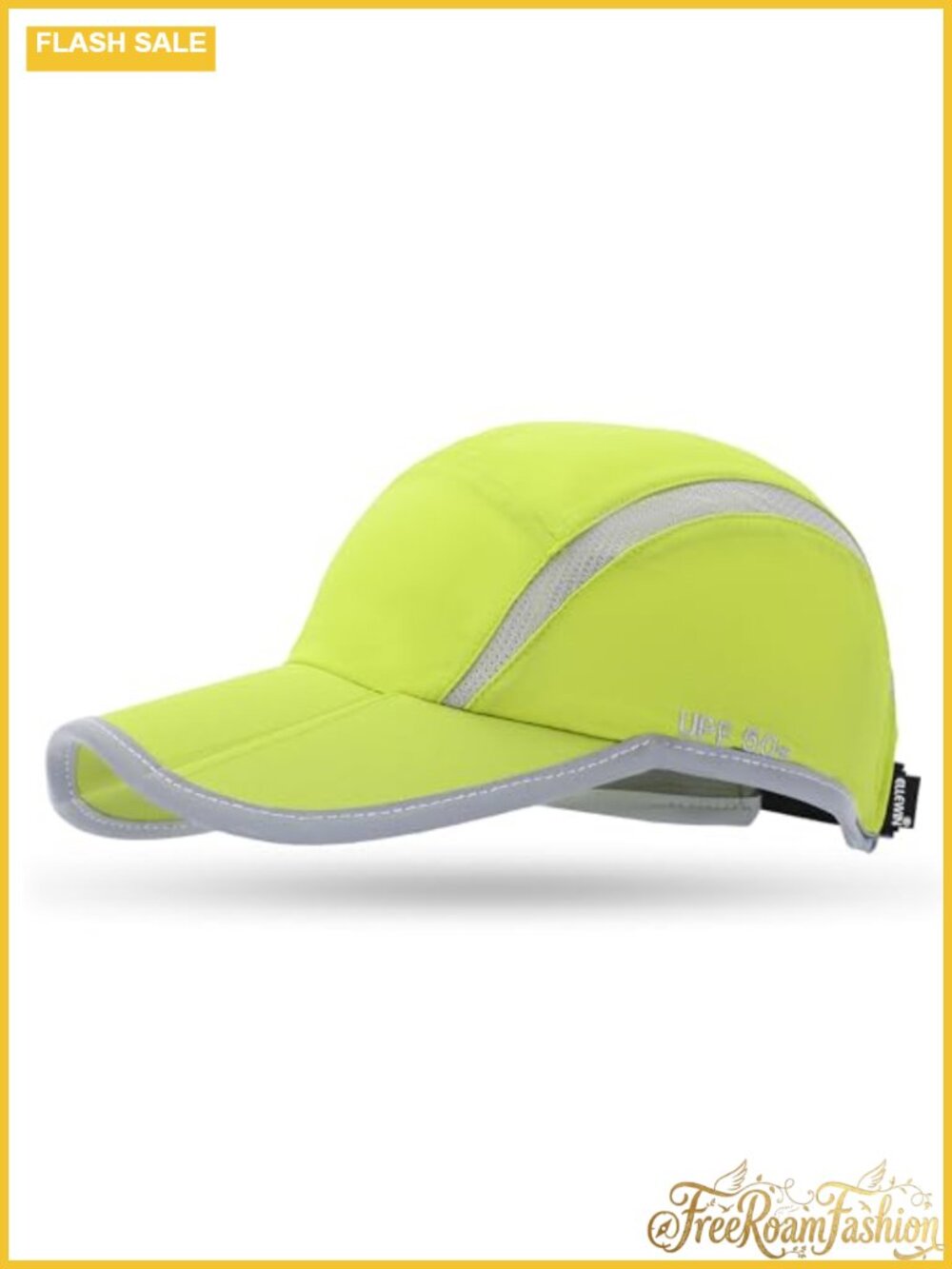 Unisex Baseball Cap UPF 50 Unstructured Foldable Long Bill Hat